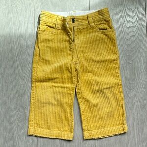 Stella McCartney Kids | Yellow corduroy pants | Size 3T